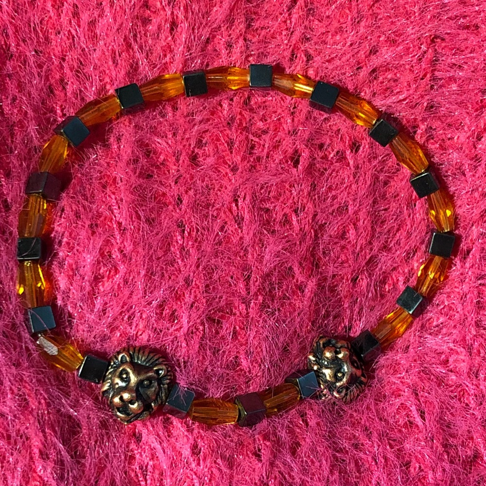 Lions Roar Mens Bracelet 9”